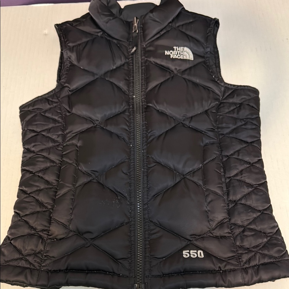The North Face Black Quilted Puffer Vest